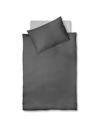FLEURESSE | Linge de lit en damas "Opal" 70x90cm/140x200cm | grau
